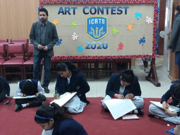 ICATS ART CONTEST 2020 AT LAHORE GRAMMAR SCHOOL (LANDMARK PROJECT) SHALAMAR LINK ROAD, LAHORE